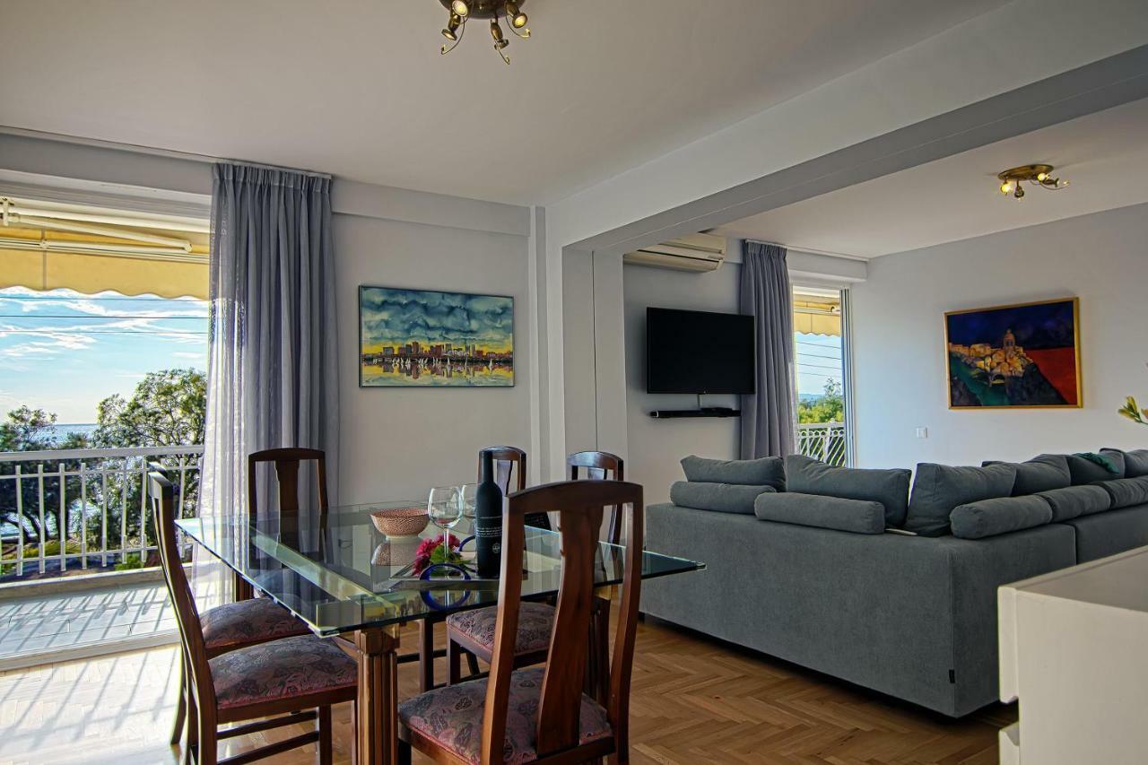 Amazing Seafront Apartment Athens Riviera Exterior photo