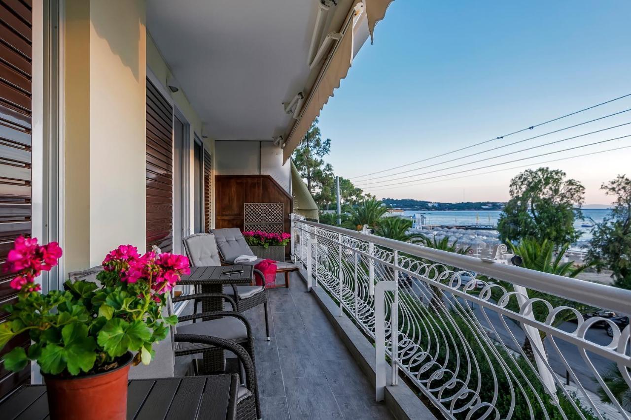 Amazing Seafront Apartment Athens Riviera Exterior photo